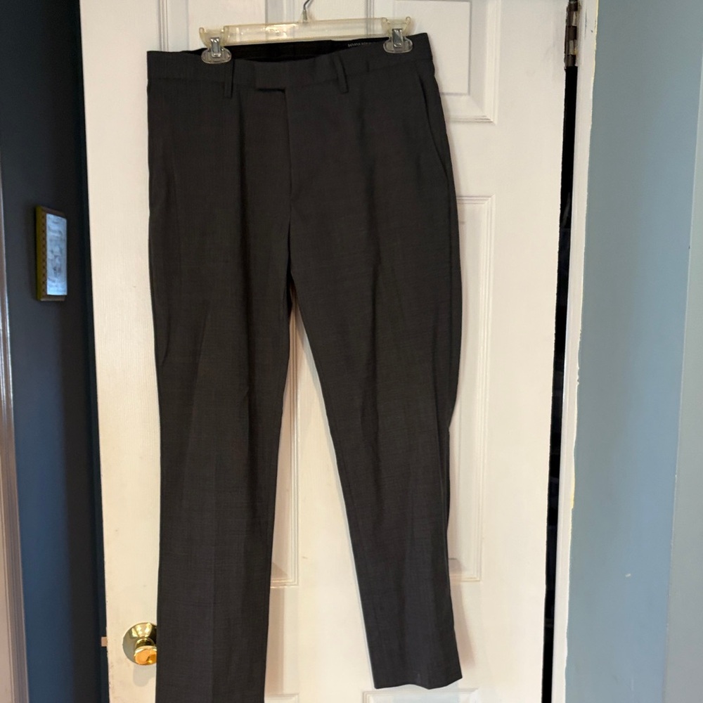 Banana Republic Charcoal Dress Pants for Men